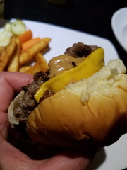 This peanut butter Cheeseburger was simply amazing!